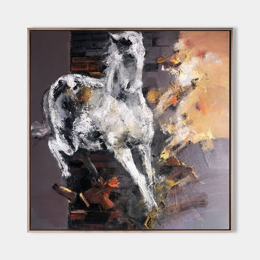 Modern Horse Abstract Painting #ANH26