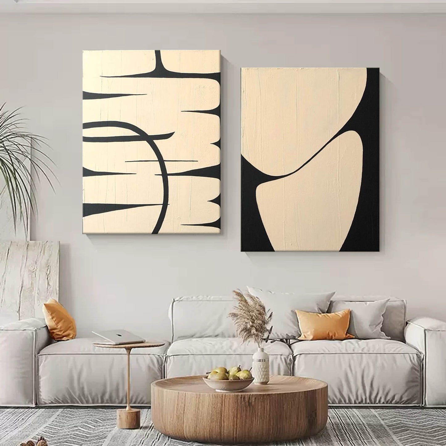 Abstract Painting Set Of 2 #SP135