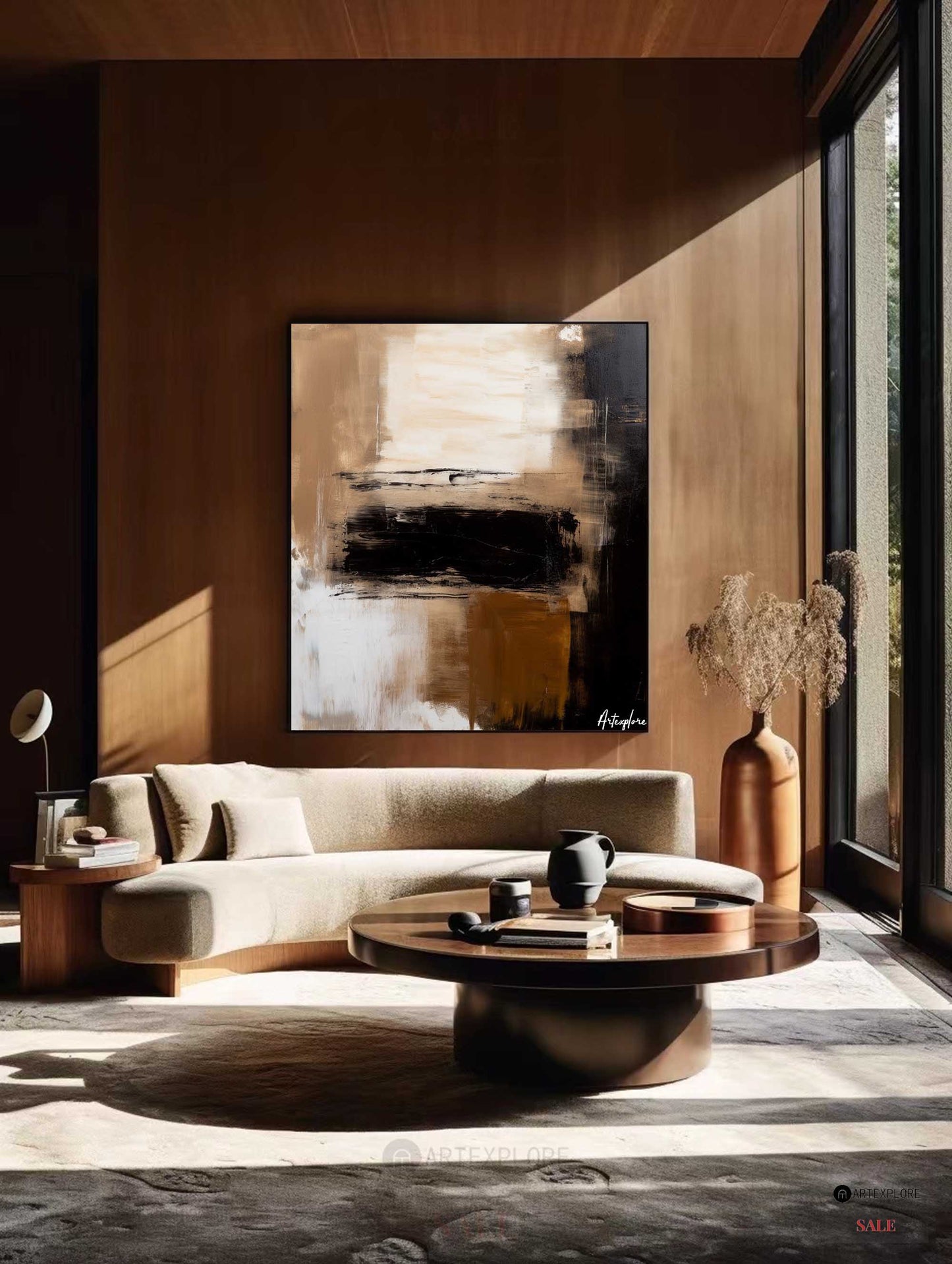 Modern Abstract Painting #ABAS137