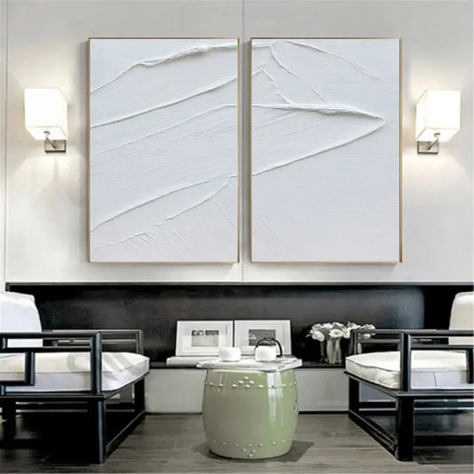 Minimalistic Balance Canvas Painting Set of 2 #MM044