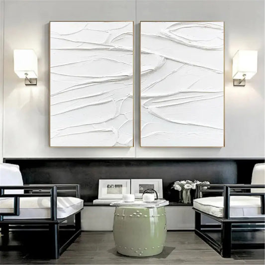 Minimalistic Balance Canvas Paintings Set of 2 #MM049