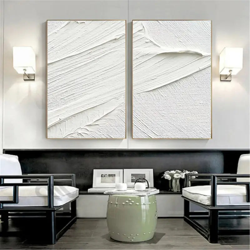 Minimalistic Balance Canvas Paintings Set of 2 #MM052