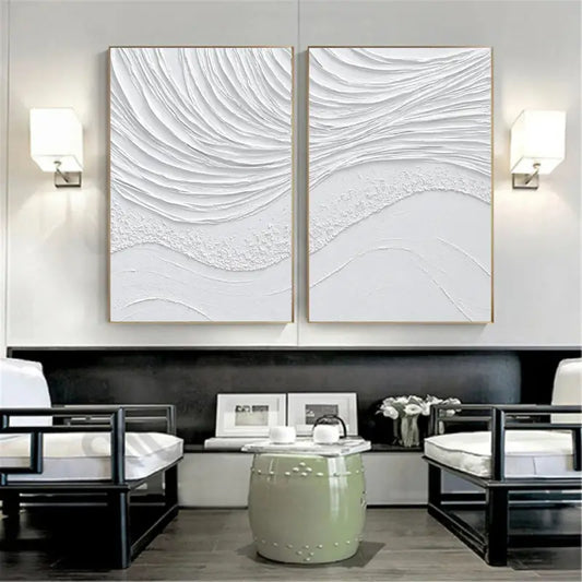 Minimalistic Balance Canvas Paintings Set of 2 #MM062