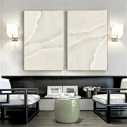 Minimalistic Balance Canvas Paintings Set of 2 #MM057