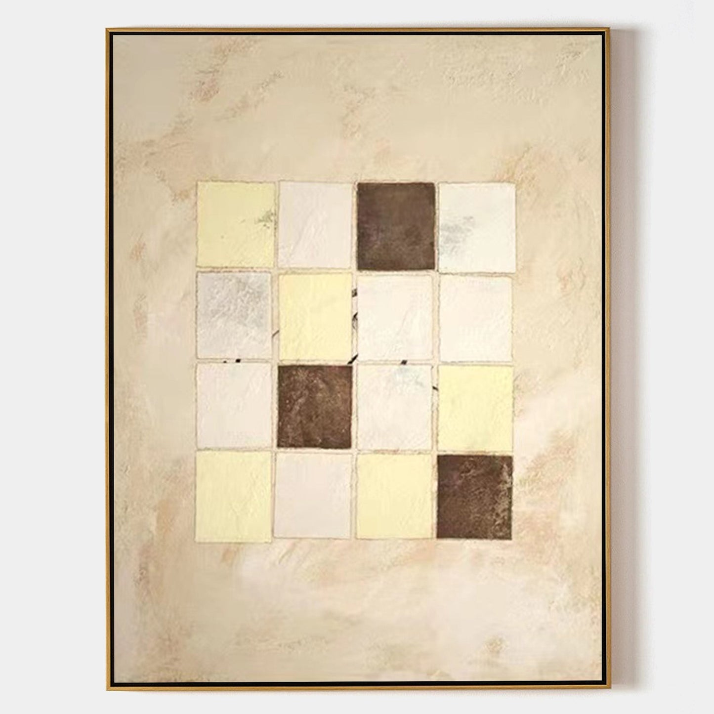 Beige Abstract Painting #ABAV291