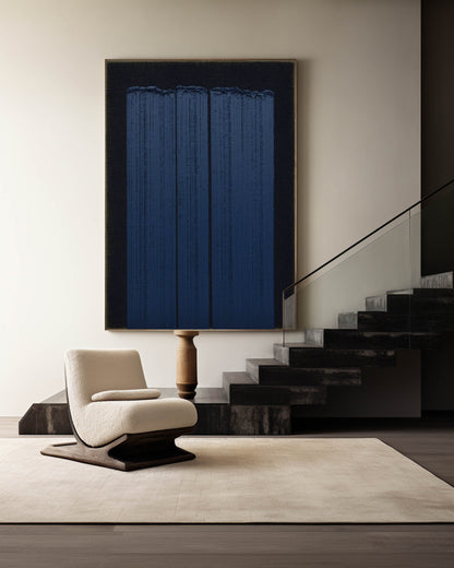 Blue Minimalist Painting #ABAV293