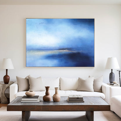 Blue Ocean Abstract Painting #ABSH31