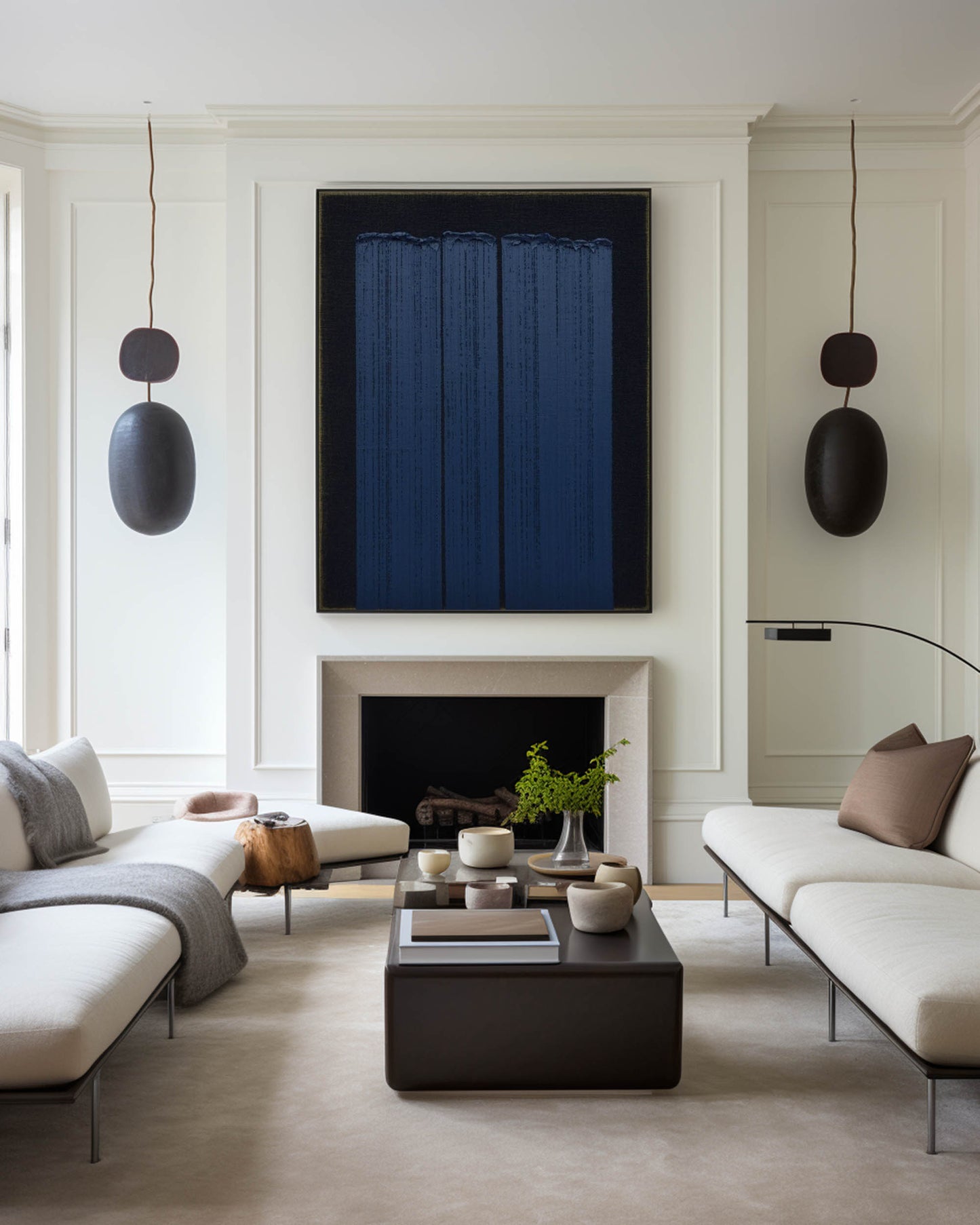 Blue Minimalist Painting #ABAV293