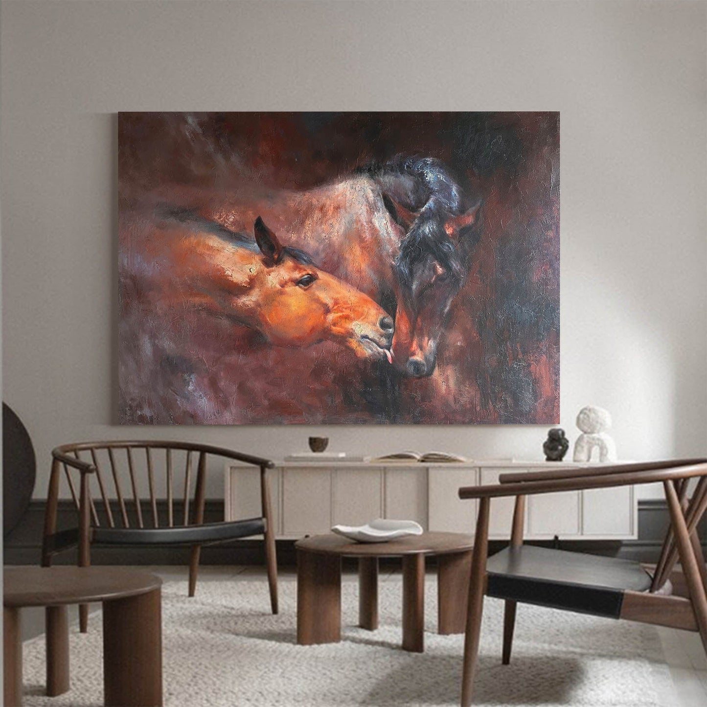 Modern Wild Horse Painting #ANH47