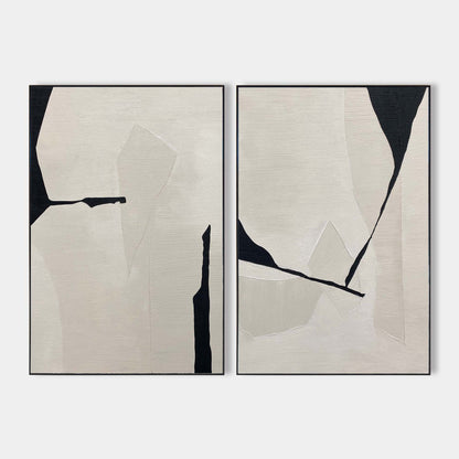 Set of 2 Abstract Art #ABAO63