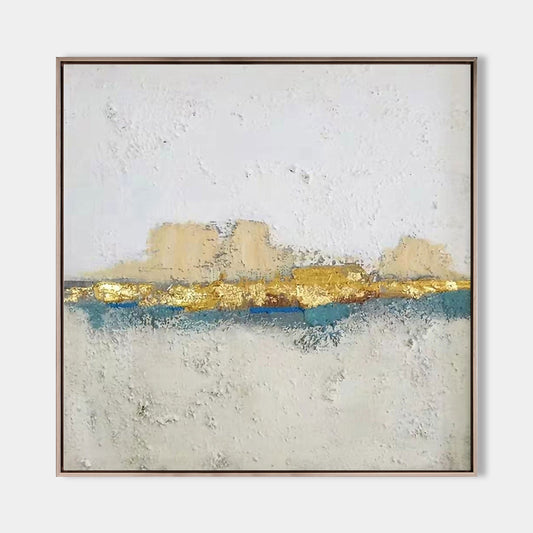 Gold Landscape Abstract Art #ABLS02