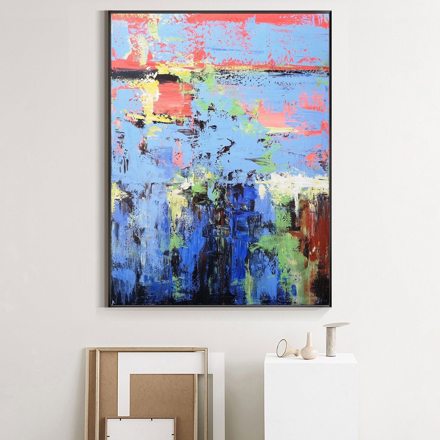 Colorful Abstract Painting 36'' X 48'' #IS65