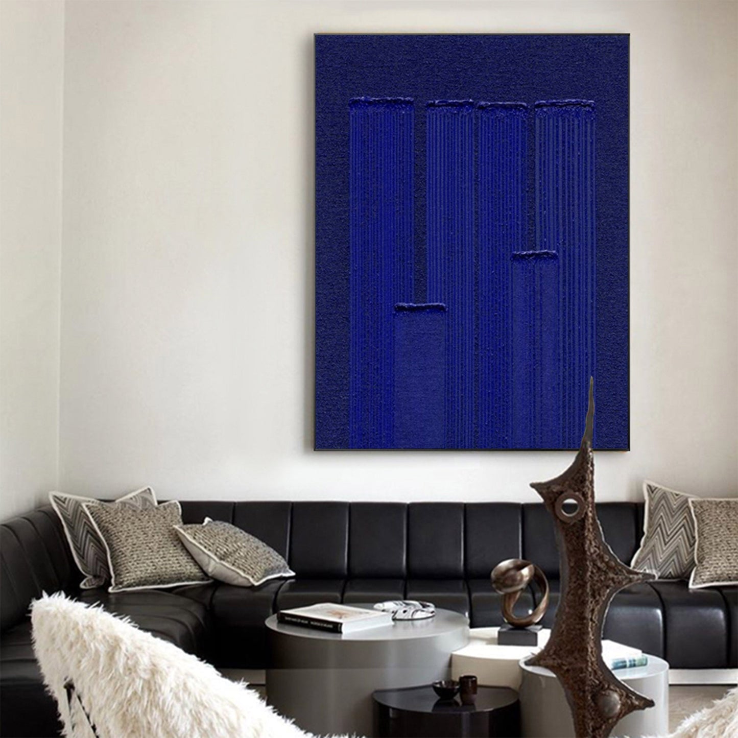 Klein Blue Minimalist Painting #ABAV294