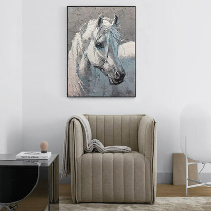 White Horse Painting #ANH40