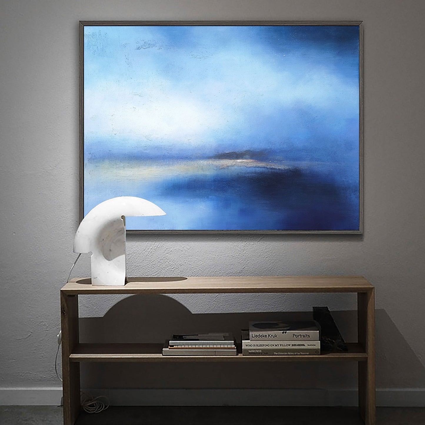 Blue Ocean Abstract Painting #ABSH31