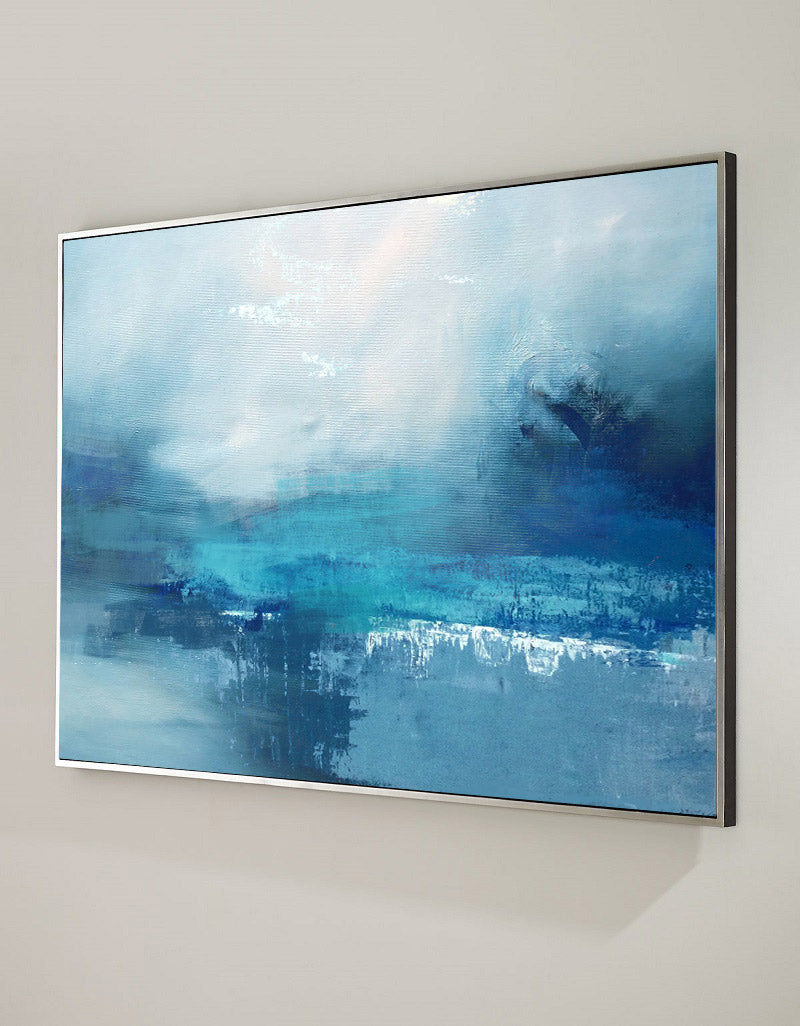 Blue Sea Abstract Painting #ABSH24