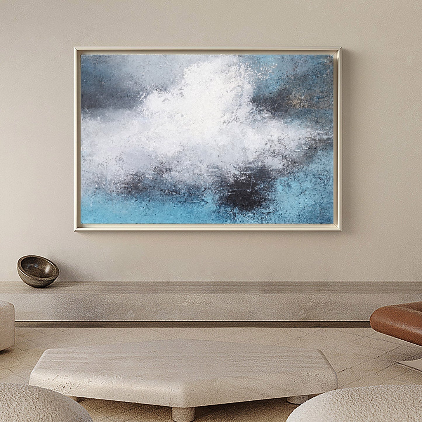 Abstract Sea Painting 48'' X 36'' #IS53