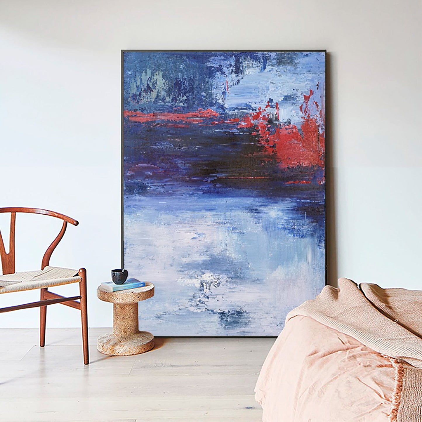 BLue Seascape Art 36'' X 48'' #IS55