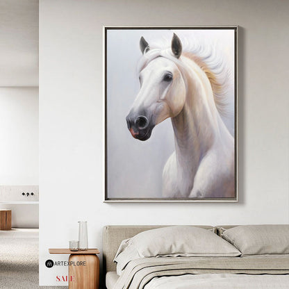 White Horse Painting #ANH57