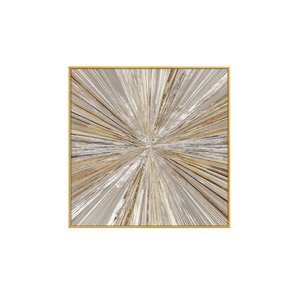 Abstract Silver Gold Shimmering Light Textured Art