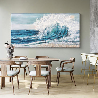 Wave And Ocean Painting #ABSP09