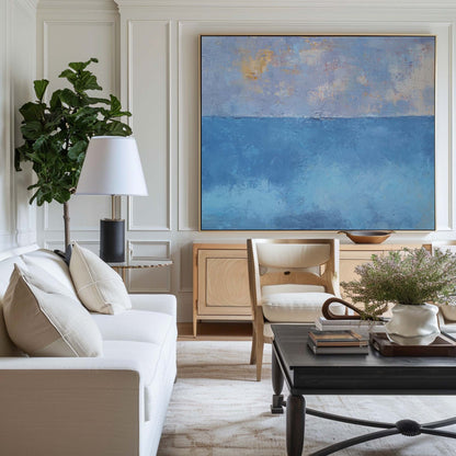 Impressionist Ocean Painting #ABSH33