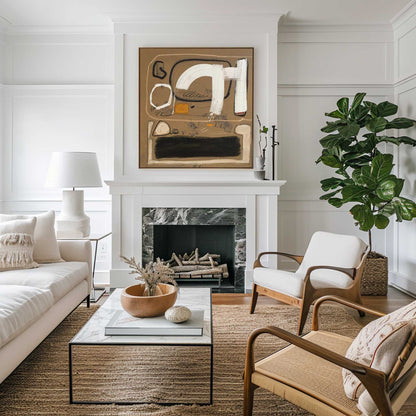 Modern Abstract Painting #ABAS113