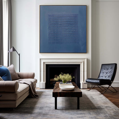 Blue Minimalist Painting #ABAS117