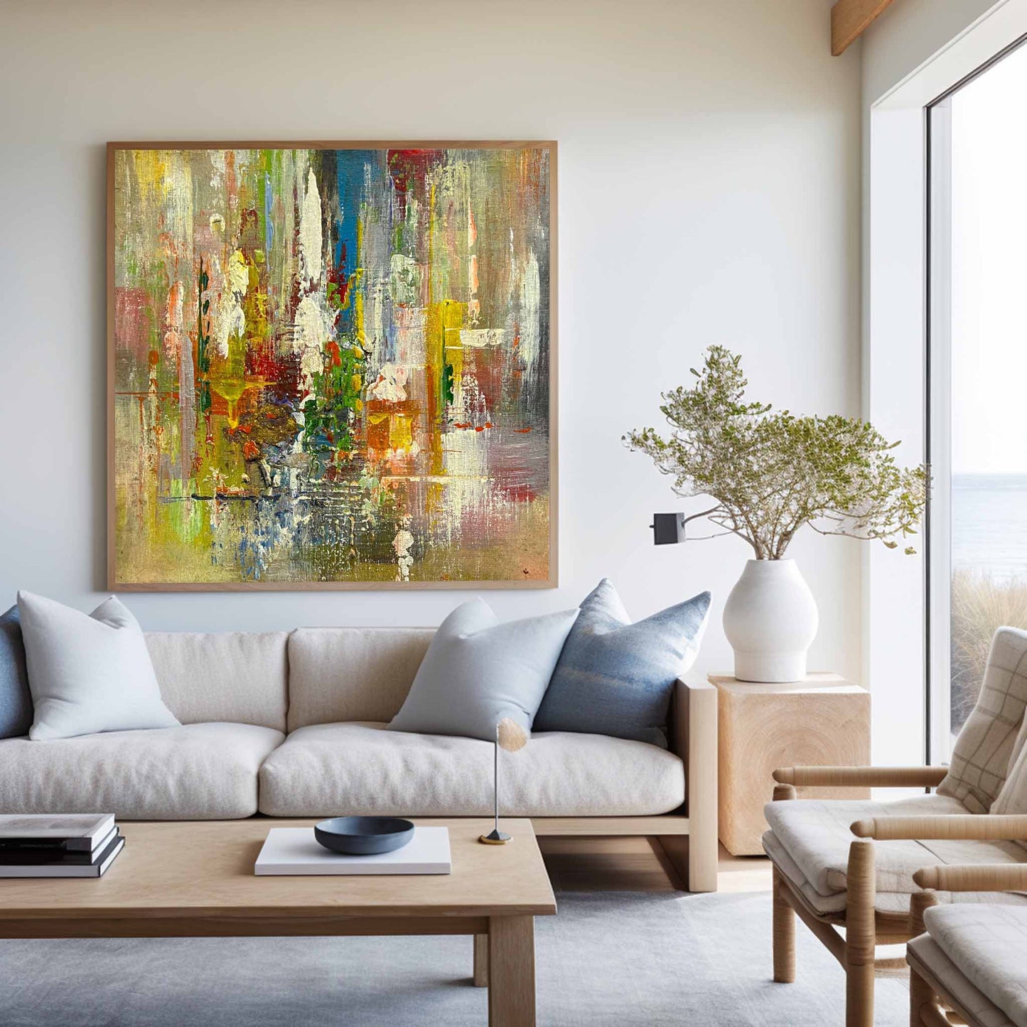 Colorful Abstract Painting #ABAS84