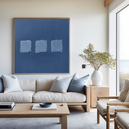 Blue Minimalist Painting #ABAS119