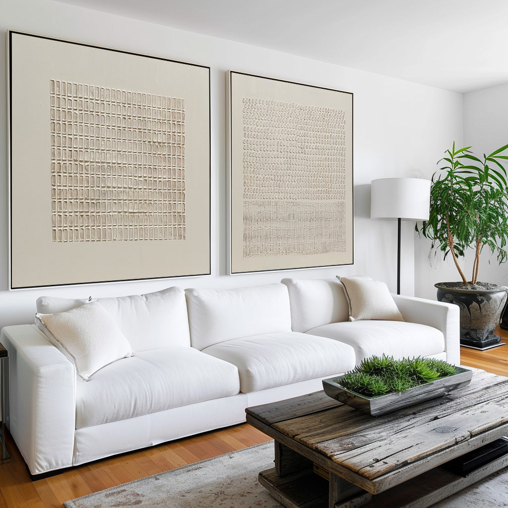 Set of 2 Abstract Art #ABAO68