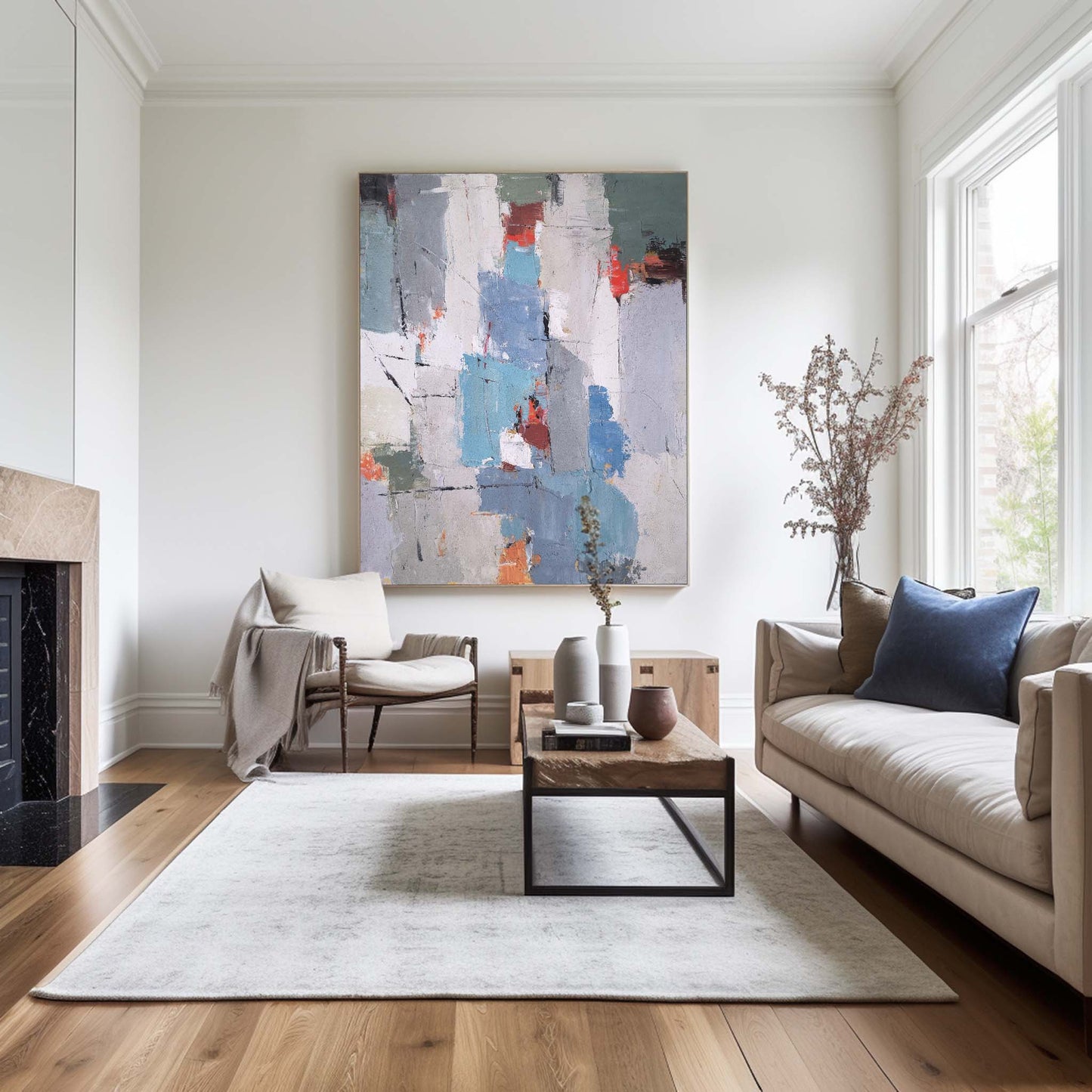 Modern Abstract  Painting #ABAV50