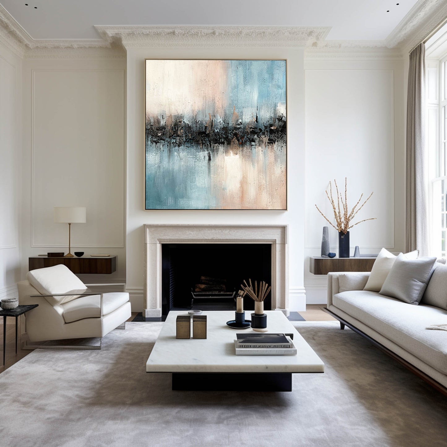 Abstract Landscape Painting #ABAV18