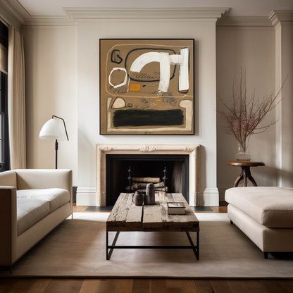 Modern Abstract Painting #ABAS113