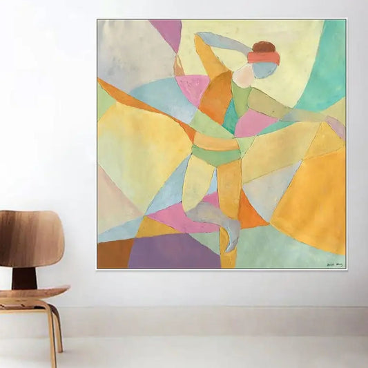 Authentic Abstract Dancer Minimalist Wall Artwork