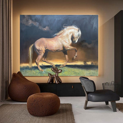 Running Horse Painting 54'' X 72'' #IS69