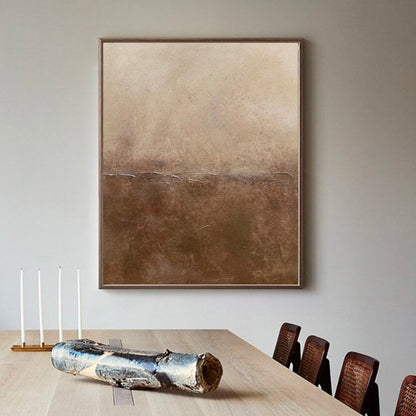 Brown Minimalist Painting #ABAV343