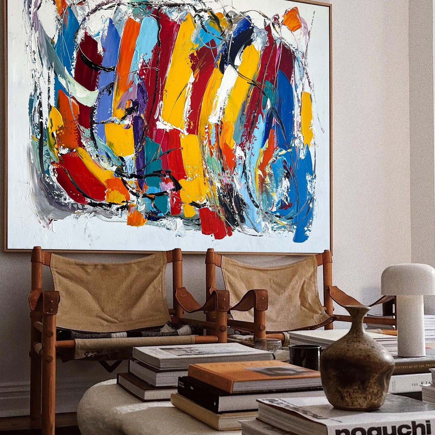 Colorful Abstract Painting #ABAH56