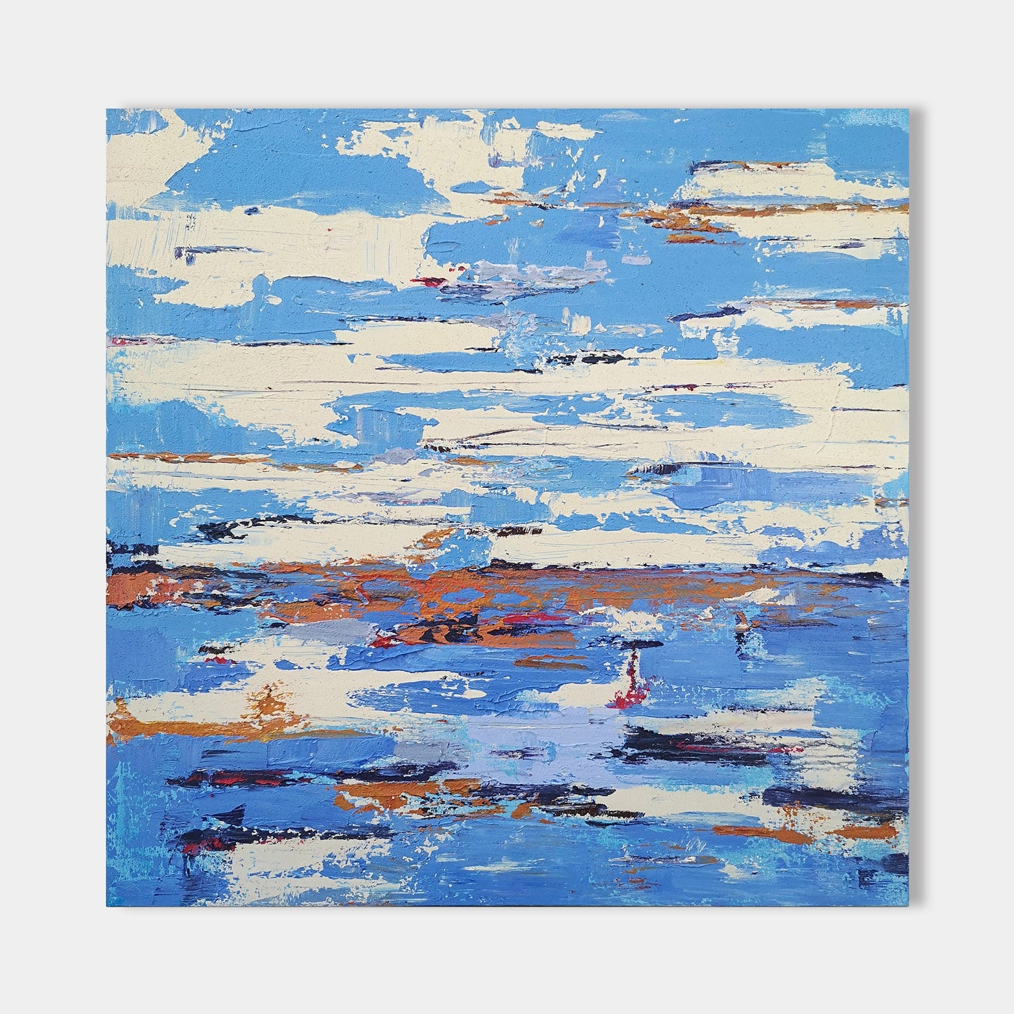 Modern Seascape Art 40'' X 40'' #IS49