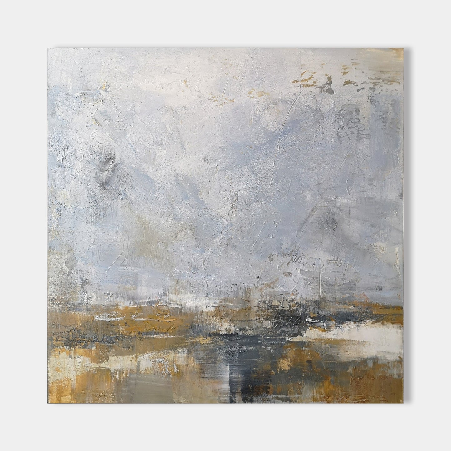 Square Abstract Painting 40'' X 40'' #IS25