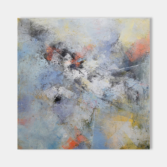 Square Abstract Painting 40'' X 40'' #IS42