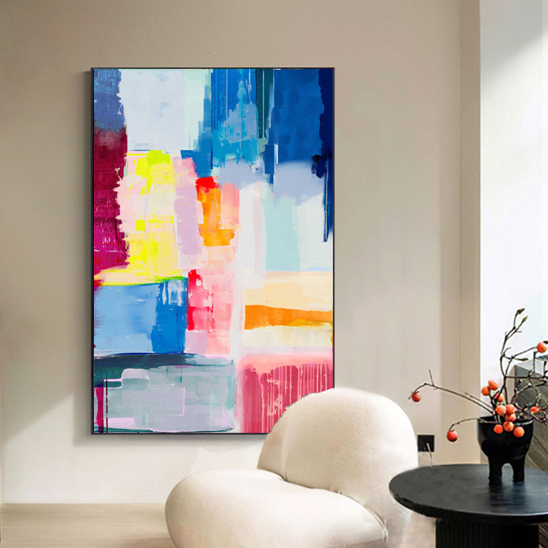 Large Color Abstract Art #ABAV02