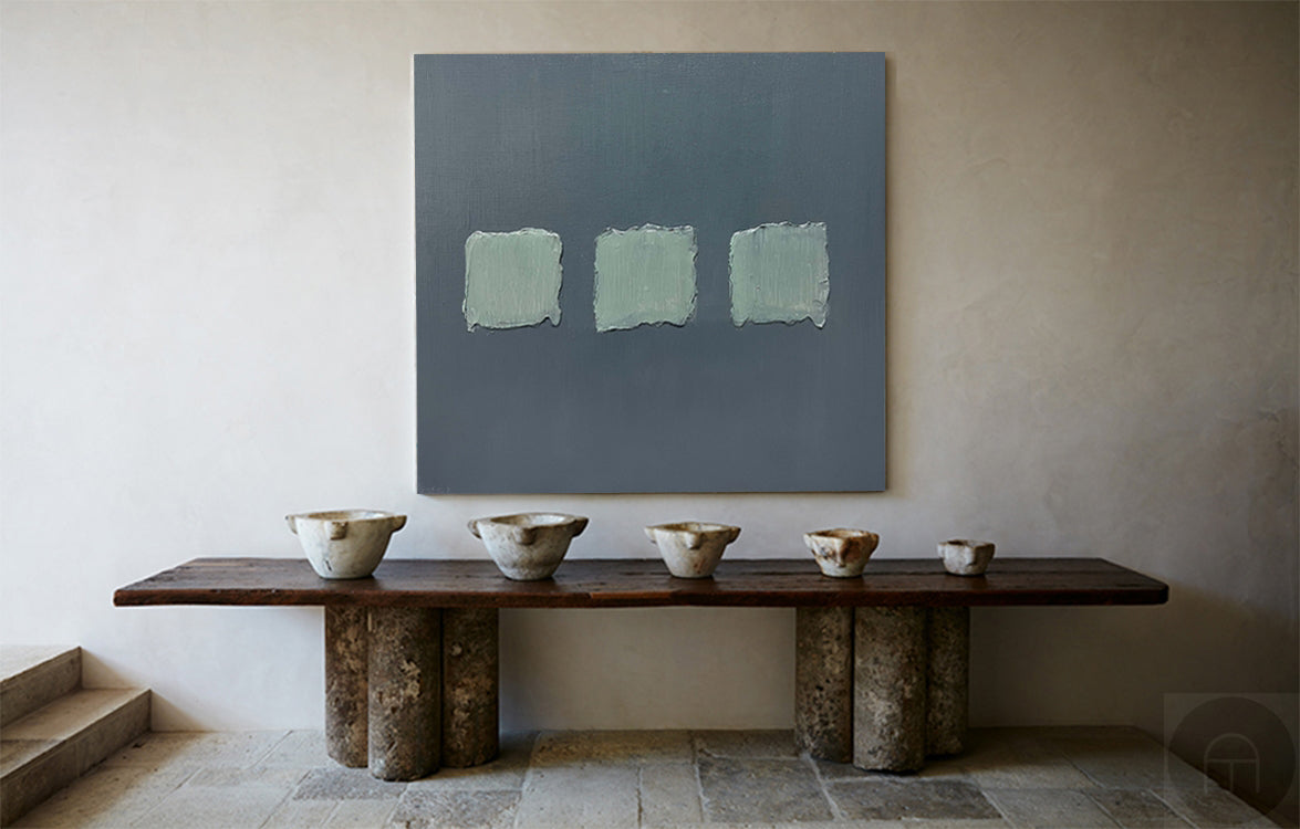 Blue Minimalist Painting #ABAS118