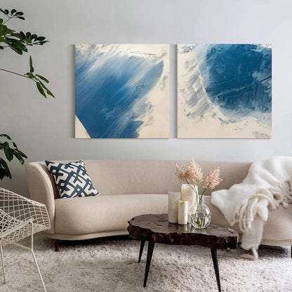 Desert Sea Shore Abstract Set of 3 Wall Decor Painting