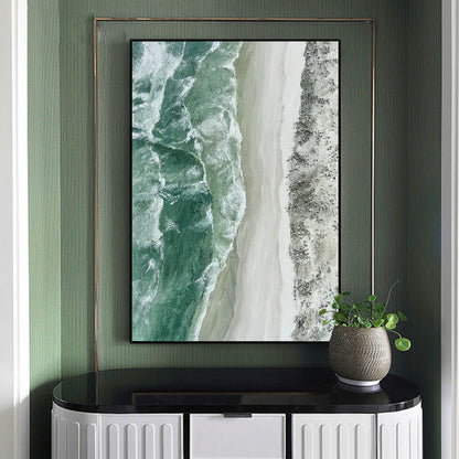 Green Seascape Painting #ABSV22