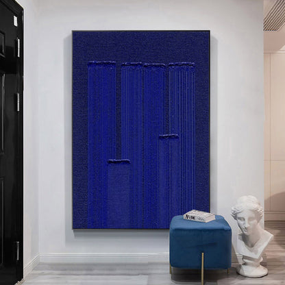 Klein Blue Minimalist Painting #ABAV294