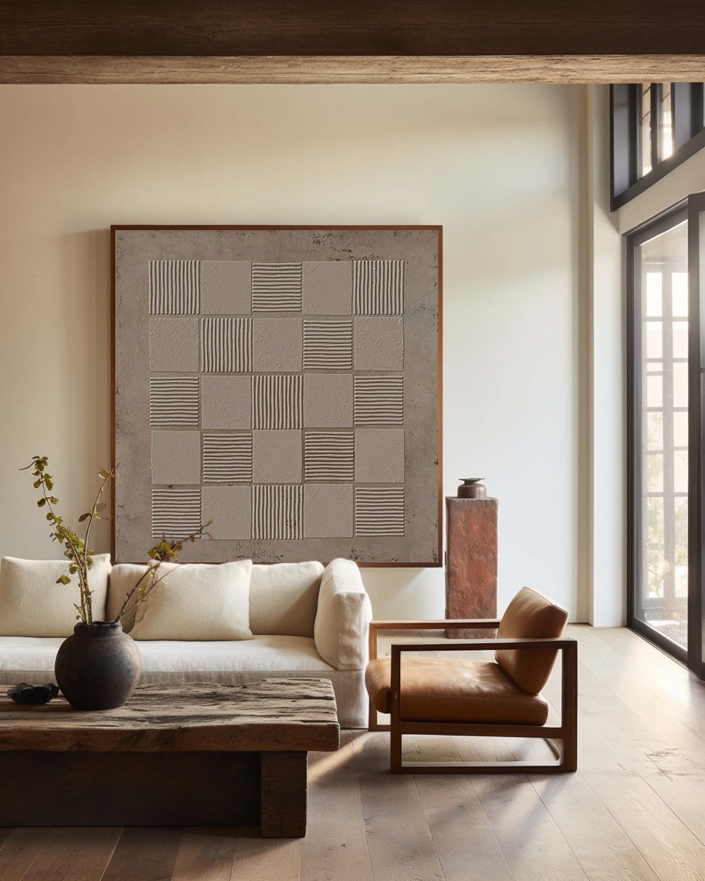 Wabi-sabi Minimalist Painting #ABAS104