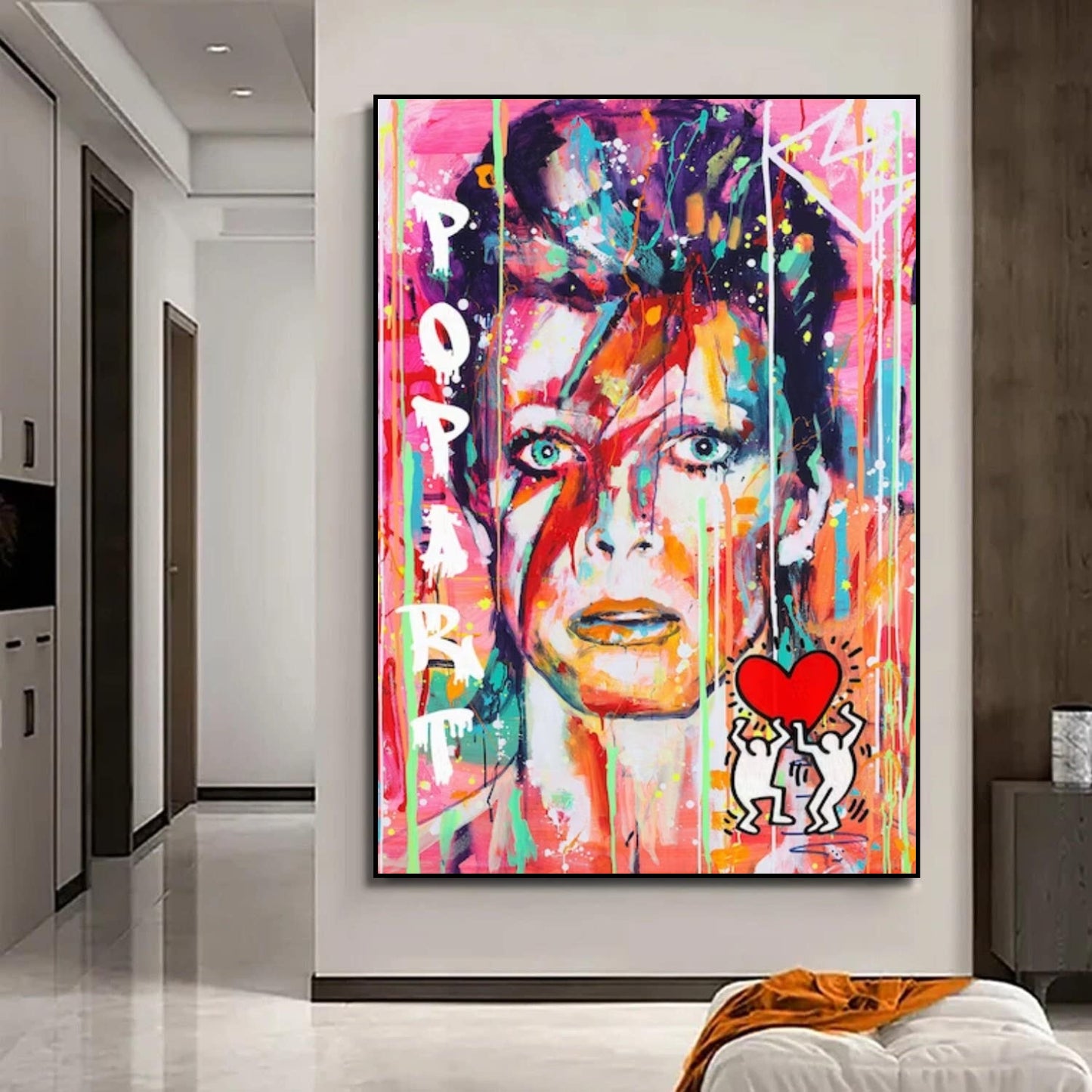 Famous Rock Musician David Bowie Pop Art Painting