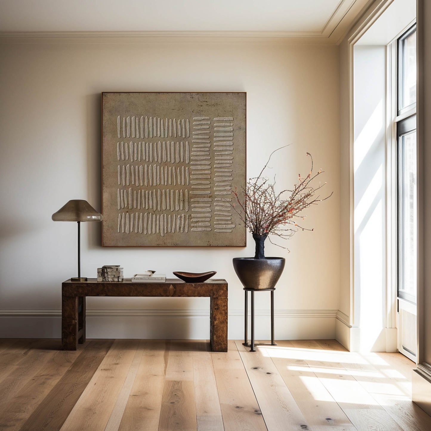 Wabi-sabi Minimalist Painting #ABAS109