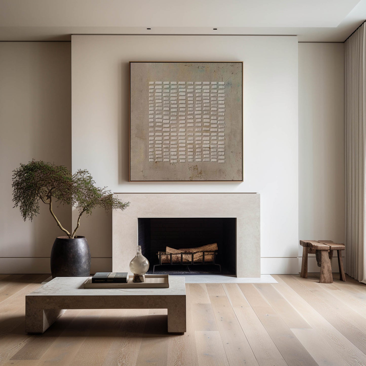 Wabi-sabi Minimalist Painting #ABAS106